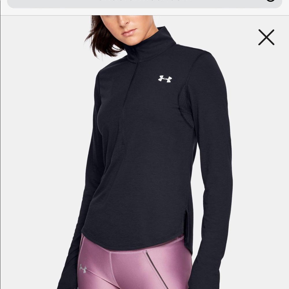 Under Armour Black Half Zip Jacket Women’s Small